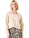 Women's Long Sleeve Sweater Beige