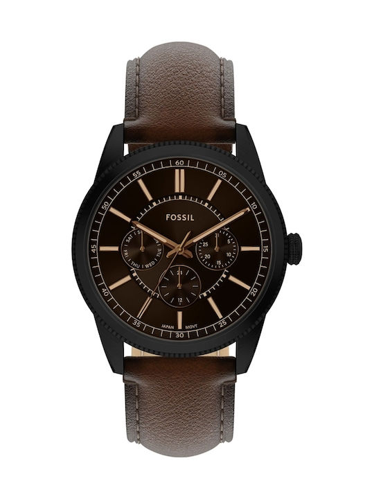 Fossil Multifunction Uhr Batterie mit Metallarmband Fossil Multifunction Uhr Batterie mit Metallarmband