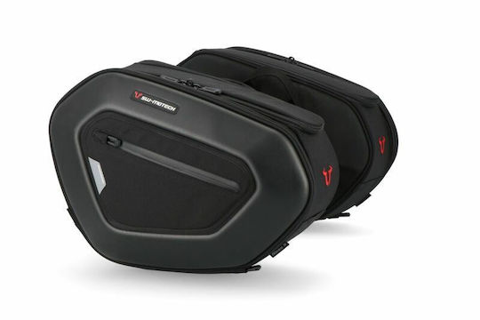 SW-Motech Pro Blaze Σετ Σαμάρια Μοτοσυκλέτας σε Μαύρο Χρώμα