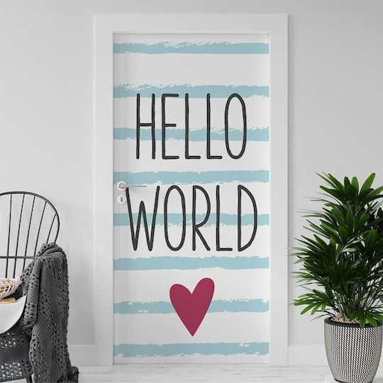 Caravelshop Детска стикерна за стена Врата 140x200бр