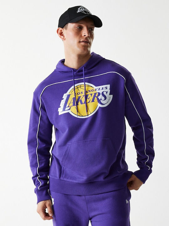 Sweatshirt with Hood Purple