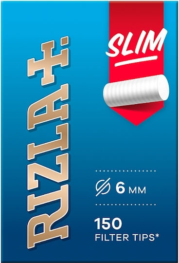 Rizla Slim Vată pentru țigări Simplu 6mm 10x10buc