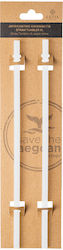 Estia Straw Tumbler Xl Καλαμάκι για Θερμός 900ml από Πλαστικό Amalfi Coast Διάφανο