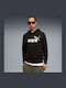 Big Logo Sweatshirt with Hood Black