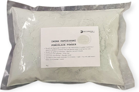 Pudră Porțelan Turnare Matrițe Verde 1kg