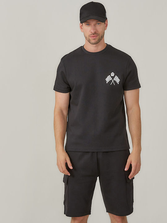 Admiral Αθλητικό T-shirt Μαυρο