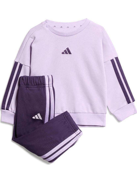 Kids Sweatpants Set Plum 3pcs