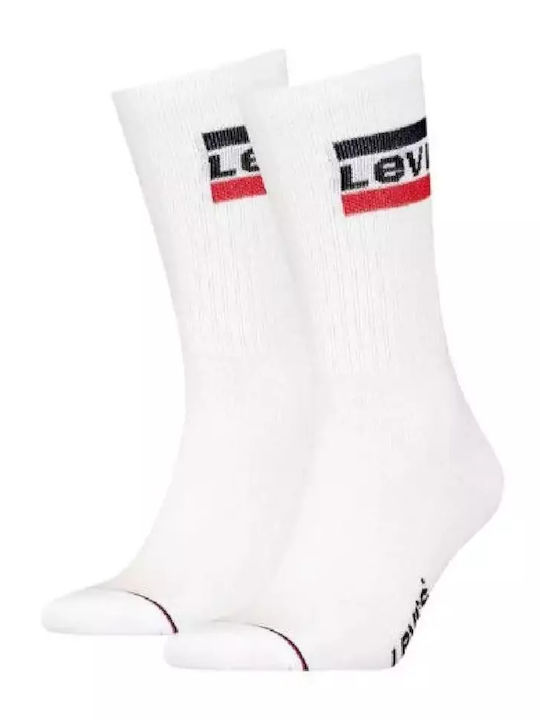 Levi's Gemusterte Socken Weiß 2Pack