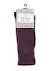 Crazy Socks Deer Bărbați Șosete Burgundy 1Pachet
