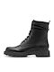 Leather Women's Ankle Boots Black