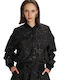 Women's Bomber Jacket for Winter Black