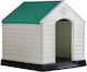 Vesta Large Къщичка за Куче За Външно Ползване Бял 78.5x87.7x81.5см
