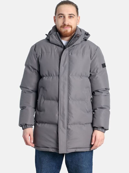 Χειμωνιάτικο Μπουφάν Puffer Grey