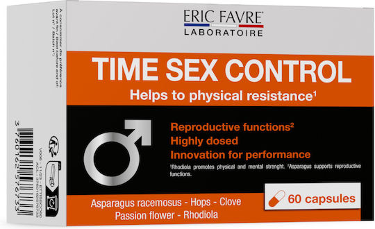 Eric Favre Time Sex Control 340mg Специална Хранителна Добавка за Стрес 60 Капсули