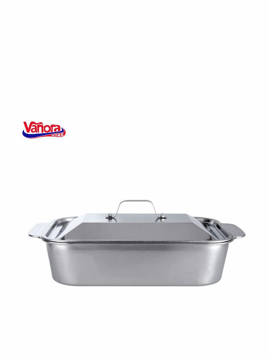 Vanora Правоъгълена Огнеупорно Съд с Капак 36.5x22x7см 1бр