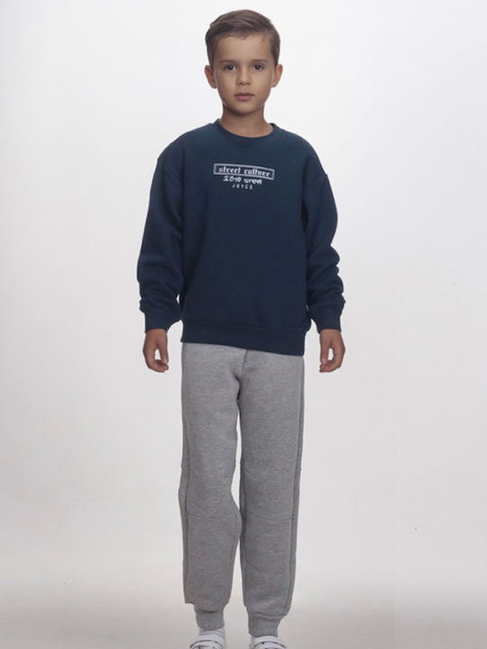Joyce Kids Sweatpants Set Dark Blue 2pcs