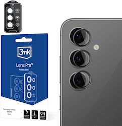 3MK Lens Protection Pro Kameraschutz Gehärtetes Glas Black für das Samsung Galaxy S24 FE
