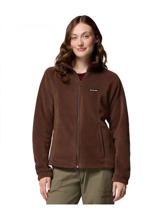 Benton Springs Women's Sweatshirt Jacket Brown