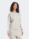 Essentials 3-stripes Women's Sweatshirt Beige