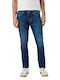London Men's Jeans Pants with Slim Fit Blue