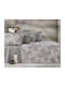 MayHome Bettbezug-Set Baumwolle Einzelbett mit Kissenbezug 160x240 Geometric