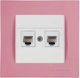 Mutlusan Rita Complete Double Telephone Socket ...