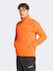 Essentials Men's Fleece Cardigan Orange