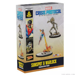 Sunspot și Warlock Marvel Crisis Protocol