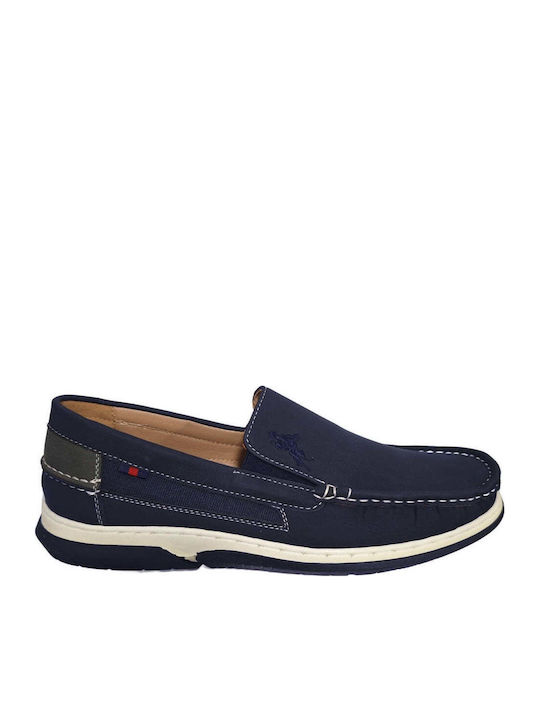 Ustyle Men's Moccasins Blue