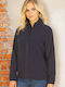 Women's Cardigan with Zipper Black