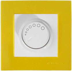Mutlusan Rita Πλήρης Διακόπτης Dimmer 600W Mutlusan Rita Πλήρης Διακόπτης Dimmer 600W
