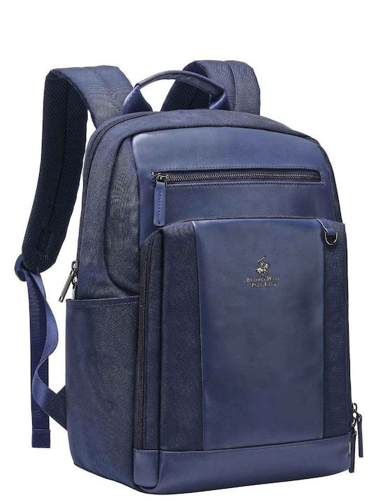 Beverly Hills Polo Club Rucsac Waterproof Albastru