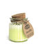 Ancient Wisdom Aromatic Soy Candle In Jar With Vanilla Perfume