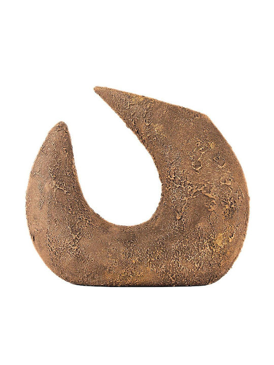 Aberto Design Decorative Vase Brown 27x27cm