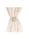 Tie-Back Magnetic made of Wood White 1pcs