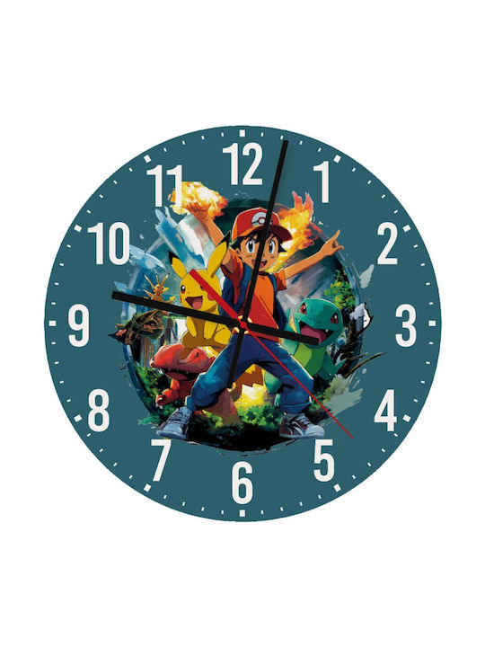Koupakoupa Ash Ketchum & Pikachu Silent Wall Cl...