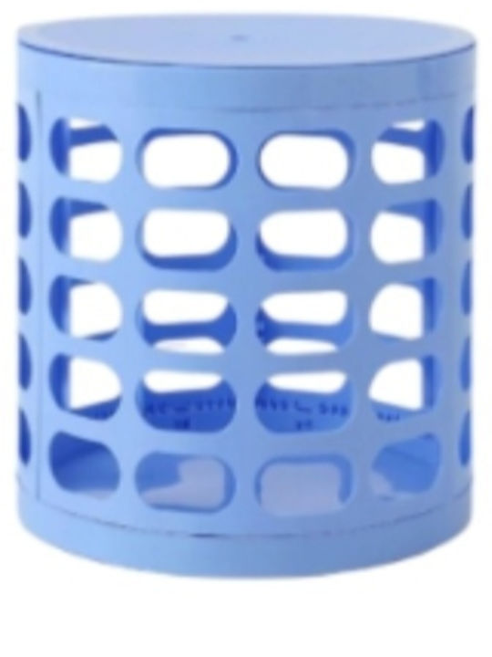 Καλάθι Απλύτων Πλαστικό Πτυσσόμενο 40x40x45cm Μπλε