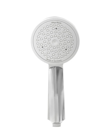Τηλέφωνα Ντουζ Obus 400 Ασημί Chrome Silver