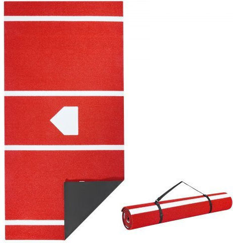 Vevor 366x183cm Baseball Hitting Mat Softball Batting Mat Outdoor Training Red