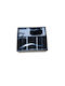Porcelain Bathroom Accessory Set Black 4 Pieces