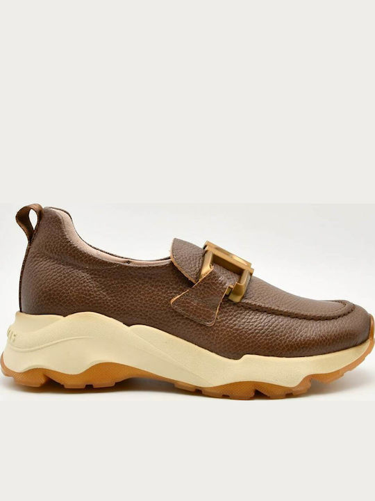 Hispanitas Sneakers Brown Leather