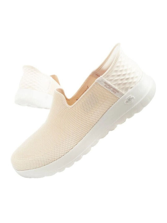 Skechers Go Walk Joyvela Women's Slip-Ons Beige