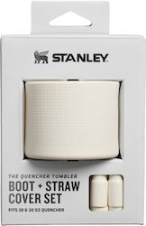 Stanley 1913 Quencher Boot + Straw Topper 20oz/30oz Cream Αξεσουαρ 12478-069