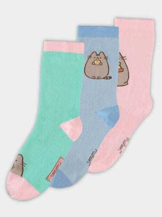 Difuzed Pusheen Κάλτσες Πολύχρωμες 3Pack Difuzed Pusheen Κάλτσες Πολύχρωμες 3Pack