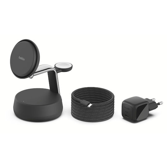 Belkin Ασύρματος Φορτιστής Qi2 25W Μαύρος (UltraCharge Pro)