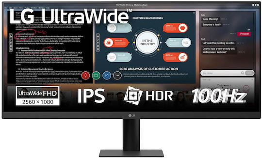 LG UltraWide Ultrawide IPS Monitor 29" FHD 2560x1080 with 5ms Response Time GTG