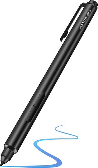 Apokin Stilou Tactil pentru Microsoft Surface Slim de culoare Negru