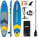 Rebel Aufblasbar SUP Board mit Länge 3.5m Blau
