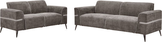 Living Room Furniture Set 2 sofas Gray