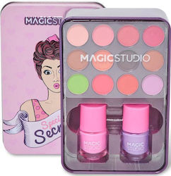 Magic Studio Pin Up Tin Box Special Secret Σετ Μακιγιάζ για τα Μάτια 14τμχ Magic Studio Pin Up Tin Box Special Secret Σετ Μακιγιάζ για τα Μάτια 14τμχ